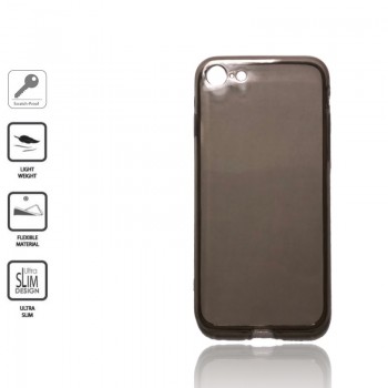 Silikoninis dėkliukas 0.6 mm. pilkas (Iphone 7/8/Se 2020/Se 2022)